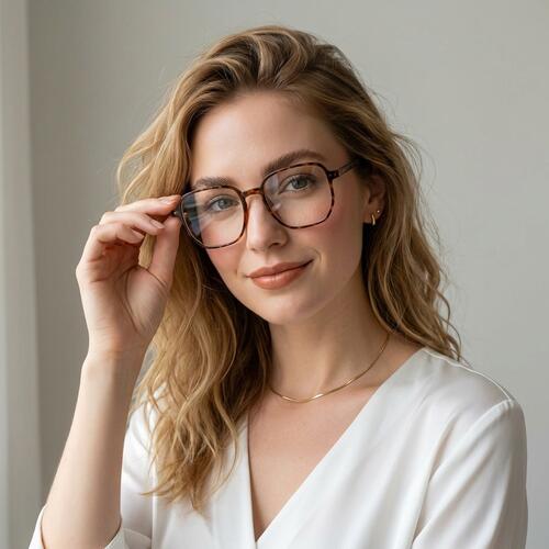 Enoch Lunettes Carrées Écaille