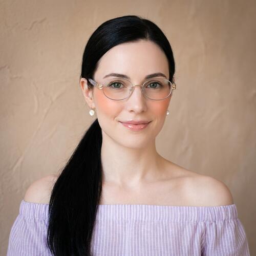 Scripps Gray Oval Glasses