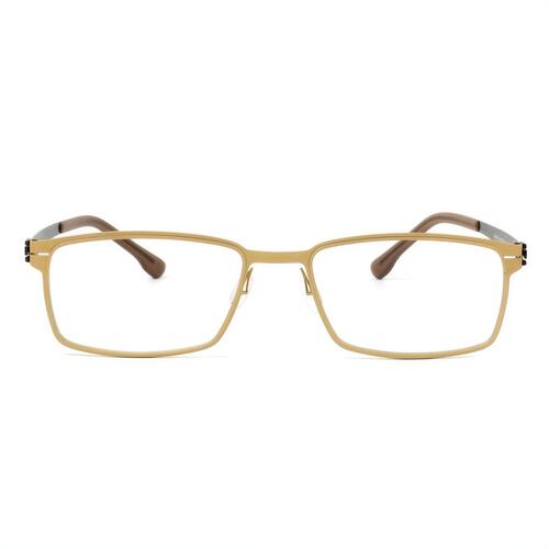 Isabel Goldene Rechteckige Brille
