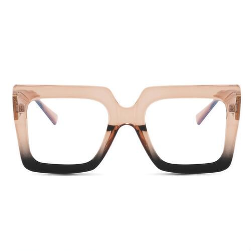 Quie Champagne Square Glasses