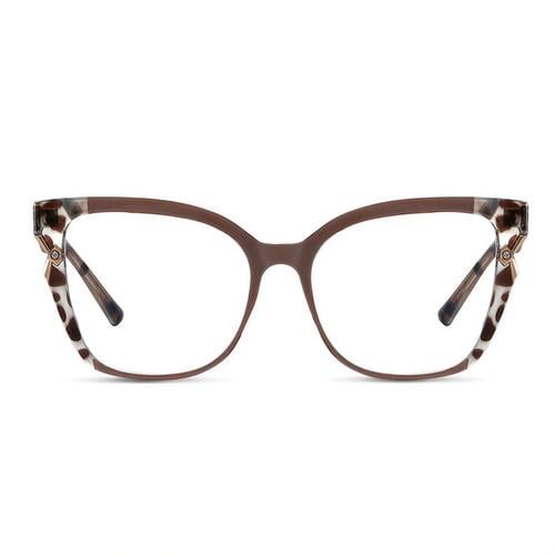 Steeln Braune Cat Eye Brille