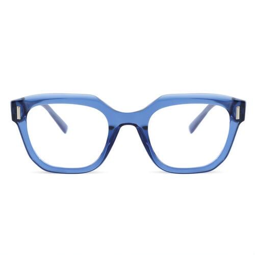 Rob Blaue Quadratische Brille