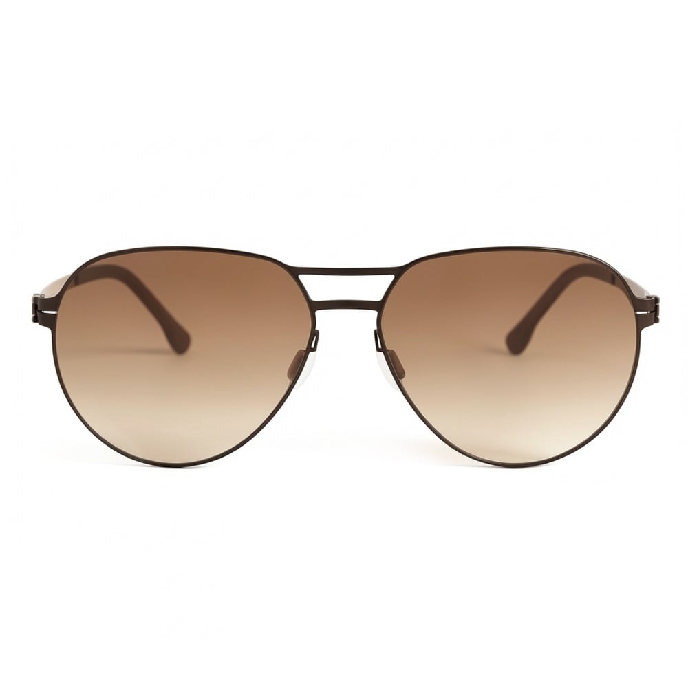 Silas Braune Pilot Sonnenbrille