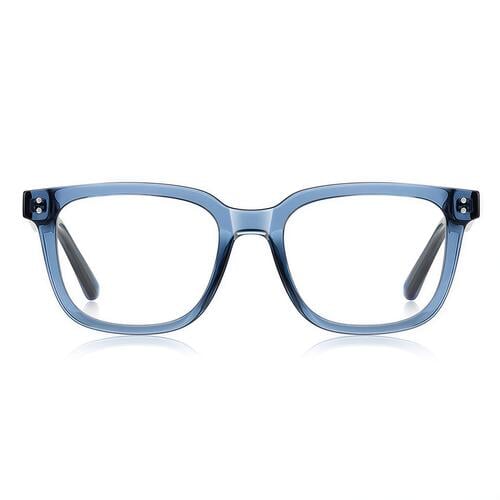 Mill Blue Square Glasses