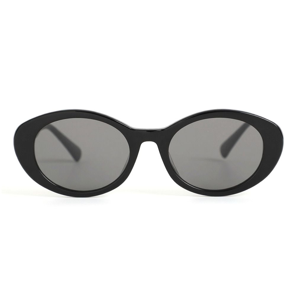 Price Schwarze Ovale Sonnenbrille