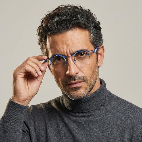 Christie Gafas Redondas Azules
