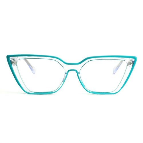 Dinah Green Cat Eye Glasses