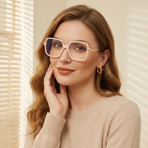 Irving Lunettes Géométriques Beiges