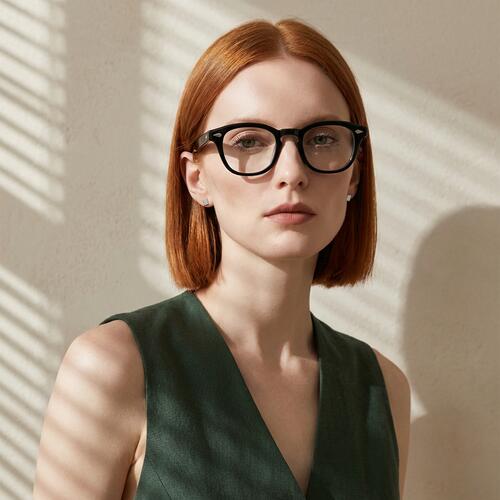 Melville Black Square Glasses