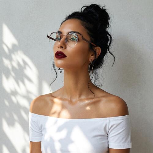 Christie Gafas Redondas Marrones