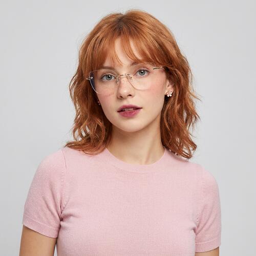 Eartha Rosa Cat Eye Brille