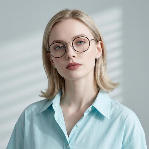 Aurora Tortoise Round Glasses