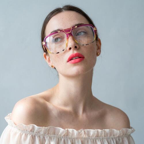 Jordan Pink Aviator Glasses
