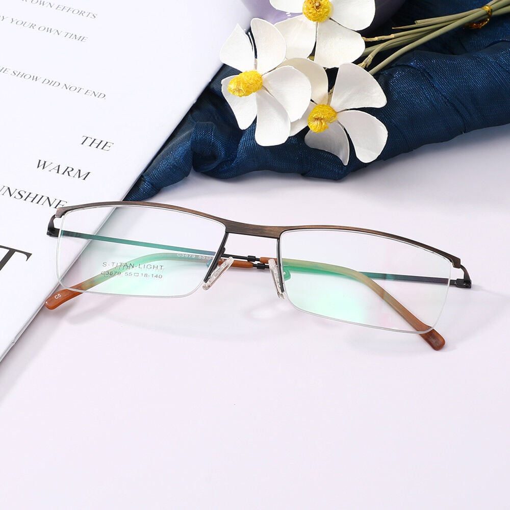Benjaia Gray Browline Glasses