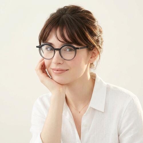 Morgan Gafas Redondas Negras