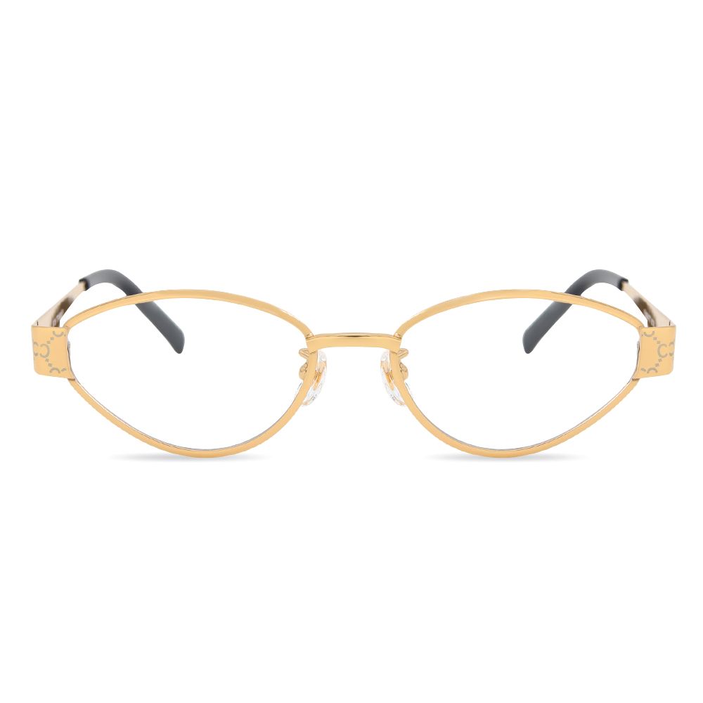 Elowen Goldene Ovale Brille