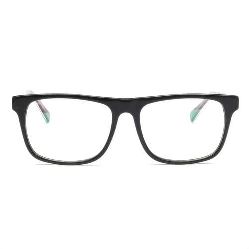 Mackinto Schwarze Quadratische Brille