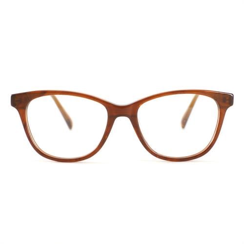 Toby Braune Quadratische Brille