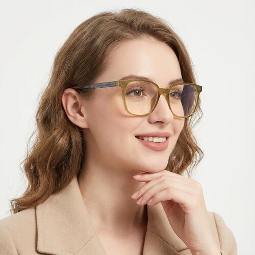 Candice Gafas Cuadradas Verdes