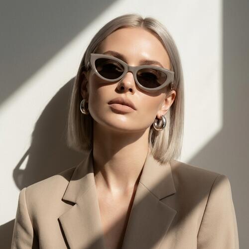 Reed Gafas de sol Cat Eye Grises