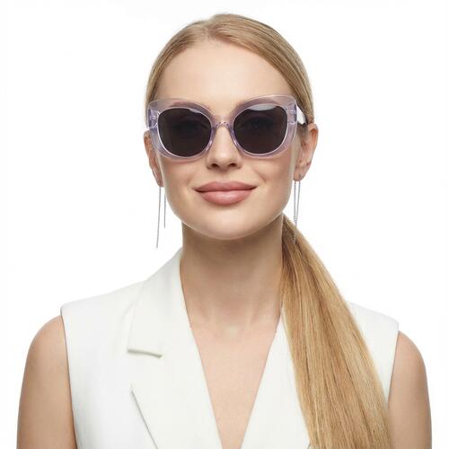 Leta Gafas de sol Cat Eye Transparentes