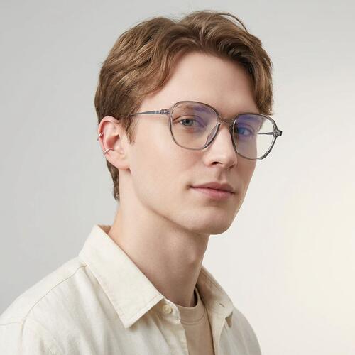Kenna Gray Square Glasses