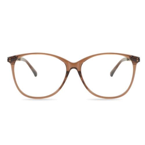Annie Braune Quadratische Brille