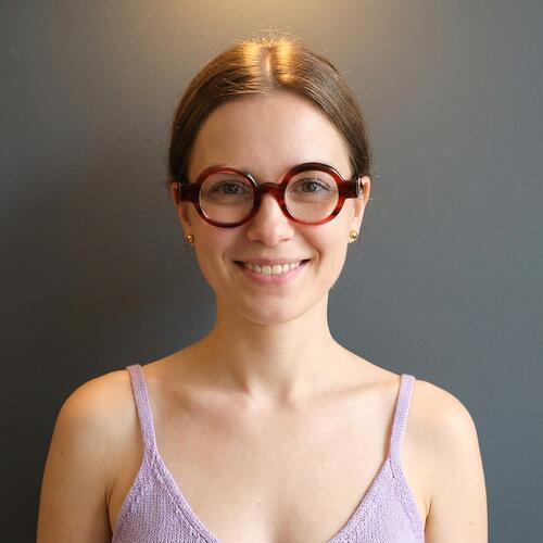 Maurice Red Round Glasses
