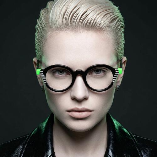 Paula Black Round Glasses