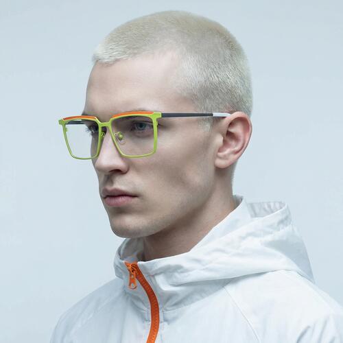Pond Yellow Square Glasses