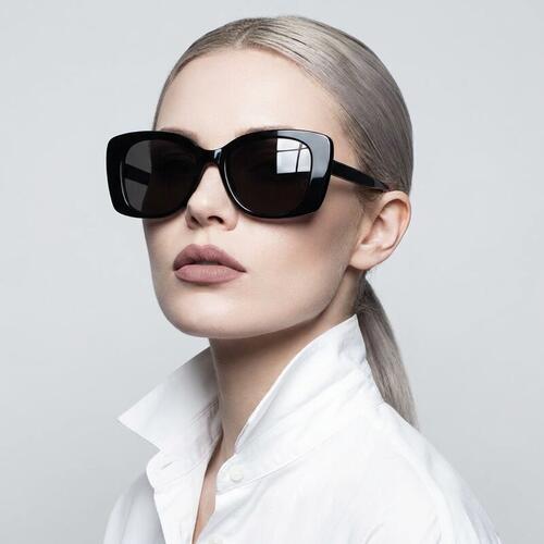 Smith Schwarze Quadratische Sonnenbrille
