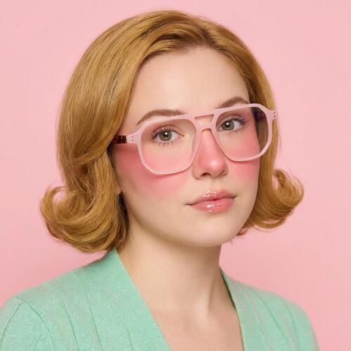 Truda Gafas Aviador Rosas