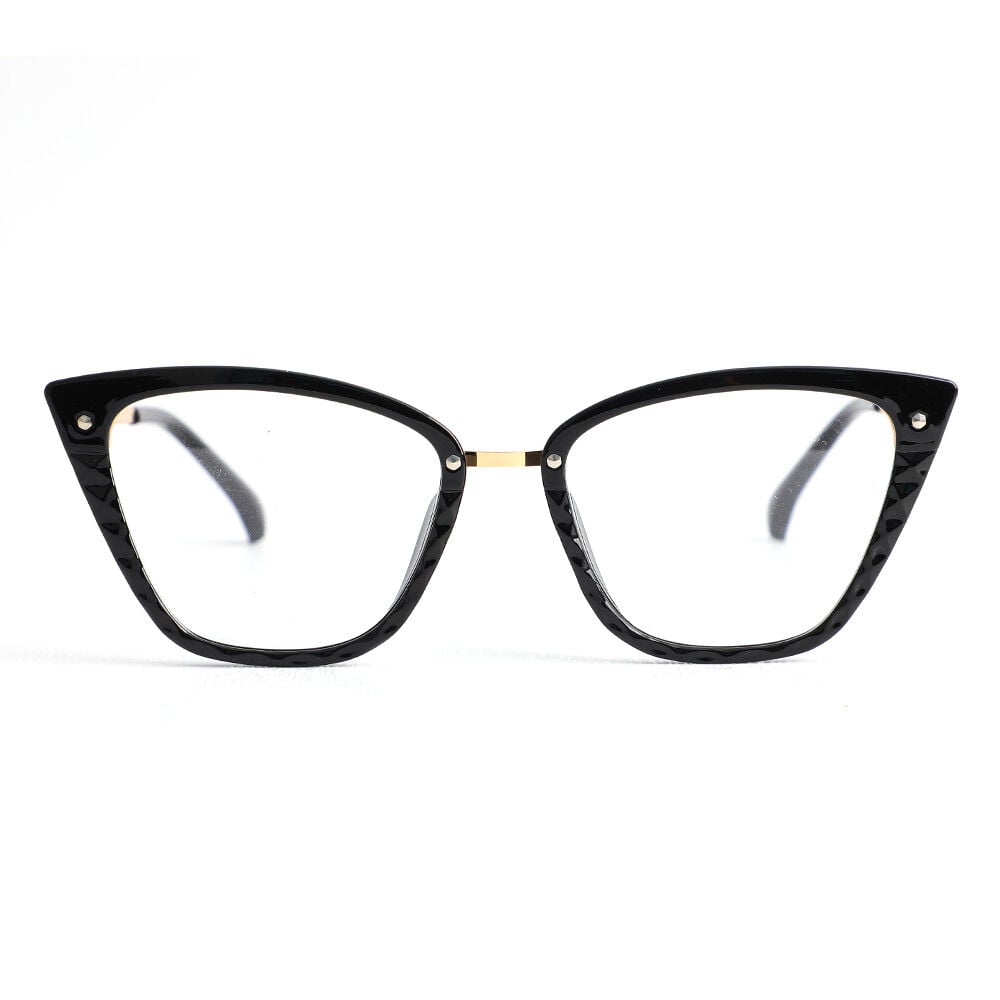 Daphne Schwarze Cat Eye Brille