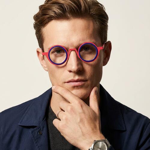 Bruno Pink Round Glasses