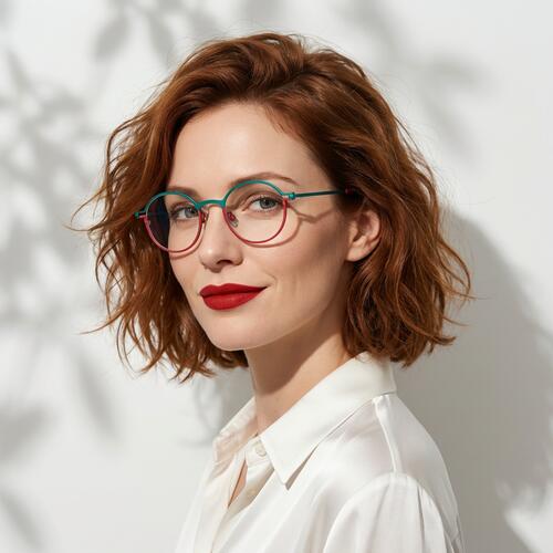 Cook Grüne Runde Brille