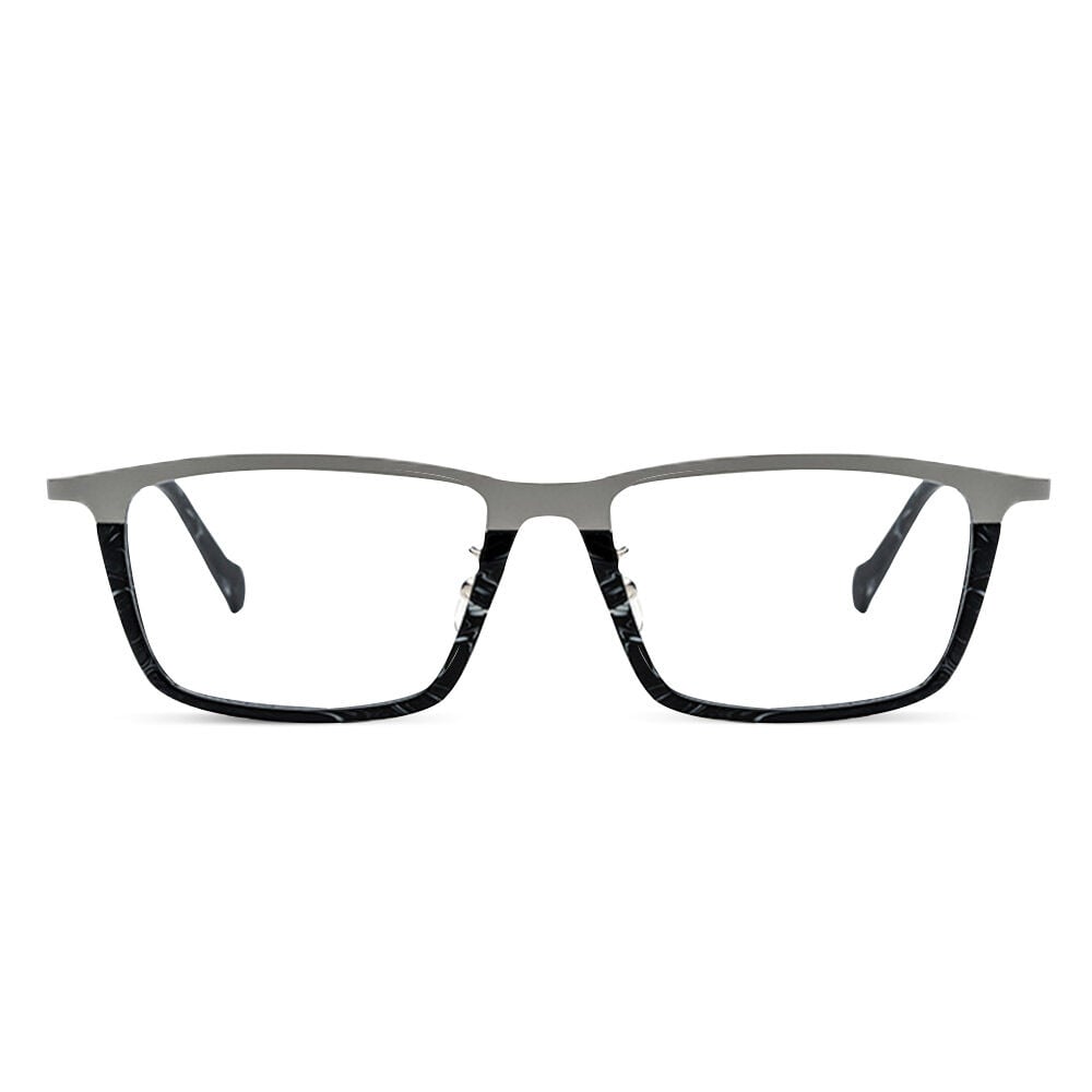 Burnal Graue Rechteckige Brille