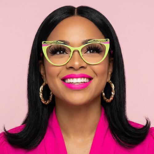 Maltz Green Cat Eye Glasses