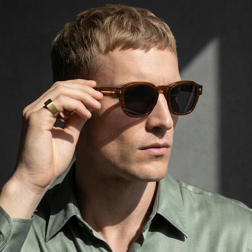 Joshua Gafas de sol Cuadradas Marrones