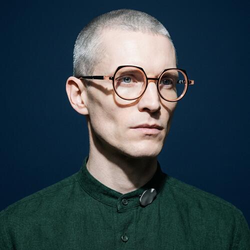 Pene Gafas Redondas Naranjas