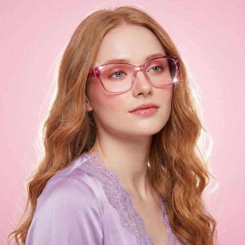 Tracy Rosa Cat Eye Brille