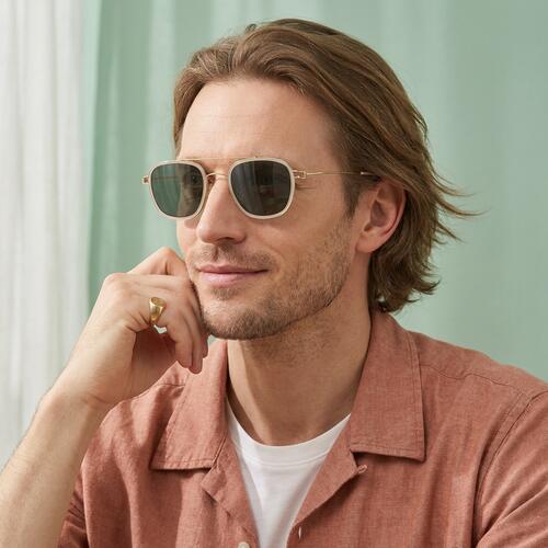 Atwood Clear Aviator Sunglasses
