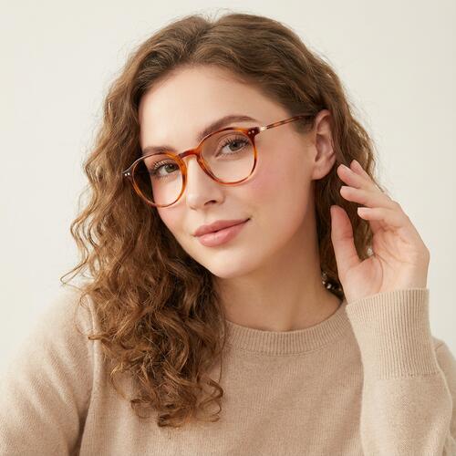 Quintion Tortoise Round Glasses