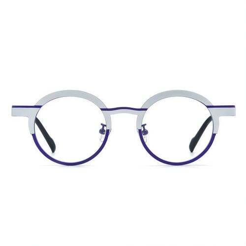 Blume Purple Round Glasses