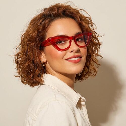 Grantha Gafas Cat Eye Rojas