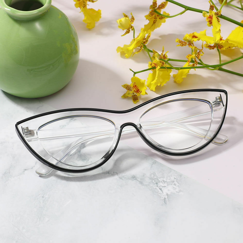 Trista Gafas Cat Eye Negras