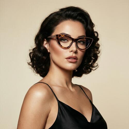 Trista Occhiali Cat Eye Tartarugati