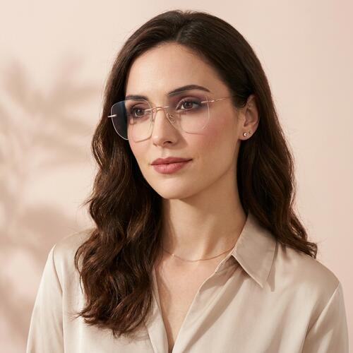 Riley Pink Geometric Glasses