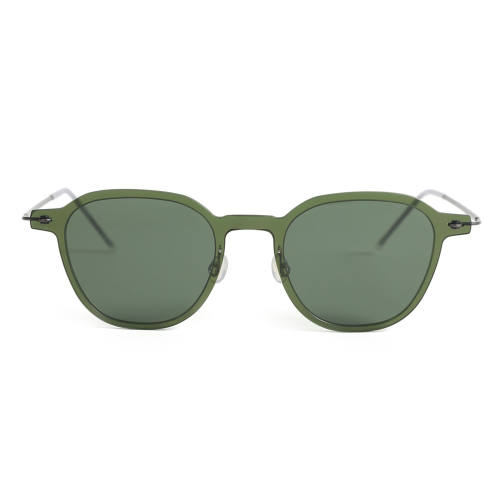 Barbara Grüne Quadratische Sonnenbrille