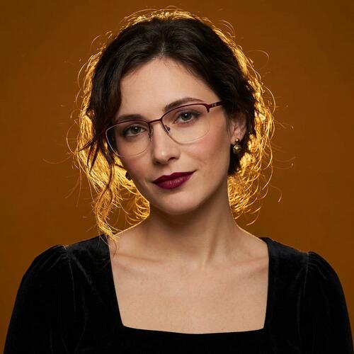 Simpson Gafas Browline Rojas