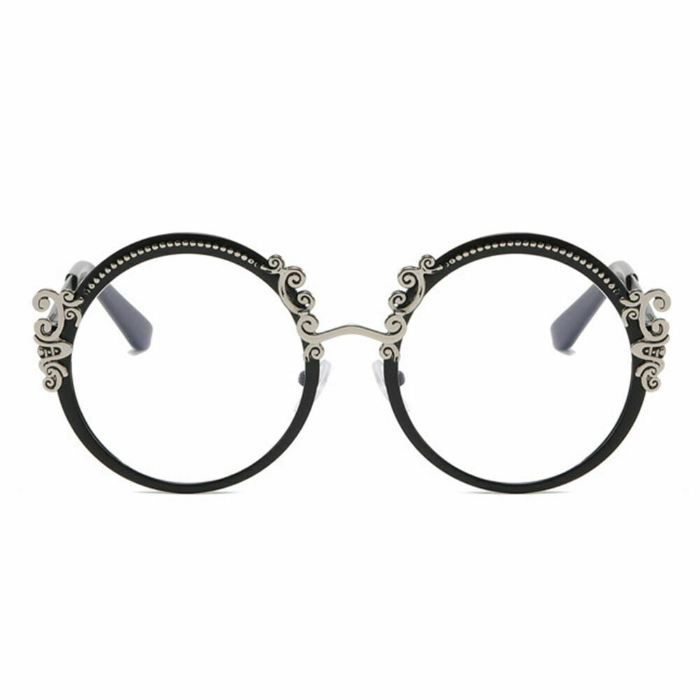 Juliana Black Round Glasses